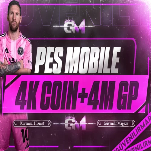 PES Mobile 4000 Coin +4M GP